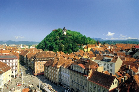 Der Uhrturm - das Wahrzeichen von Graz